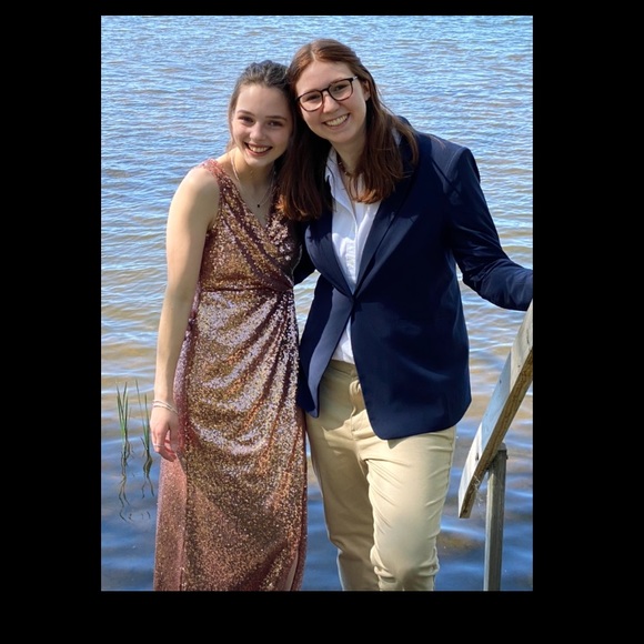 Gold Lulus Prom Dress - Picture 3 of 4